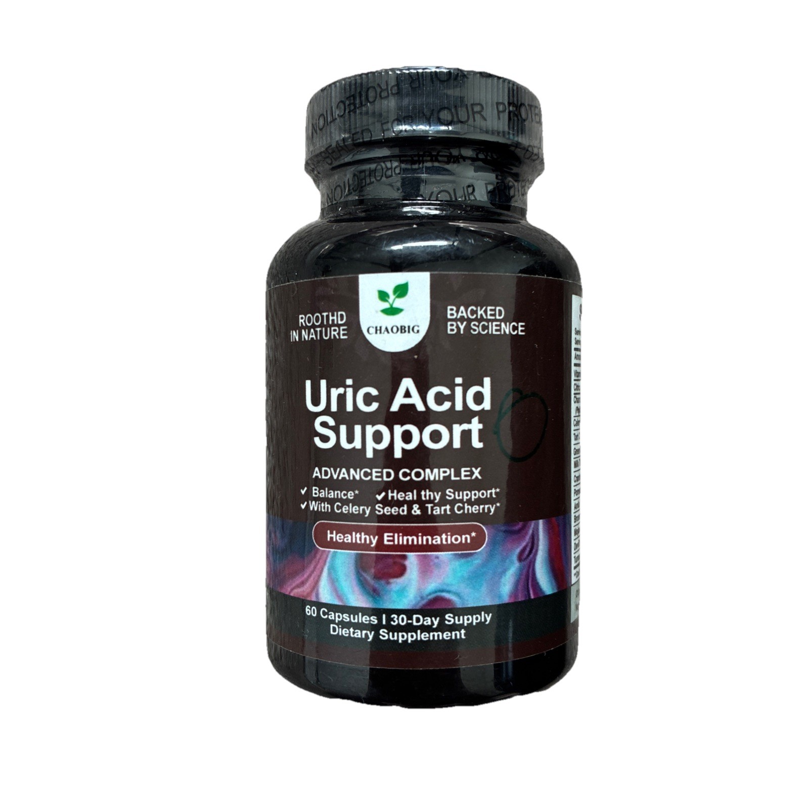Uric Acid Support Advanced Complex Healthy Elimination 60 Caps Exp. 5/27