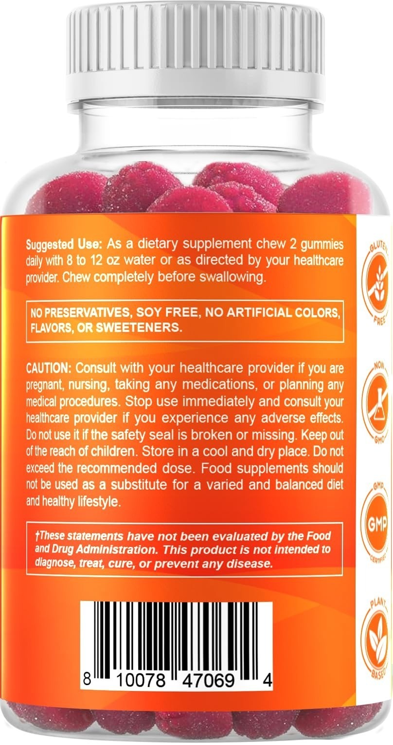 Vitamatic Magnesium Gummies 600mg – Vegan Relaxation & Energy Support
