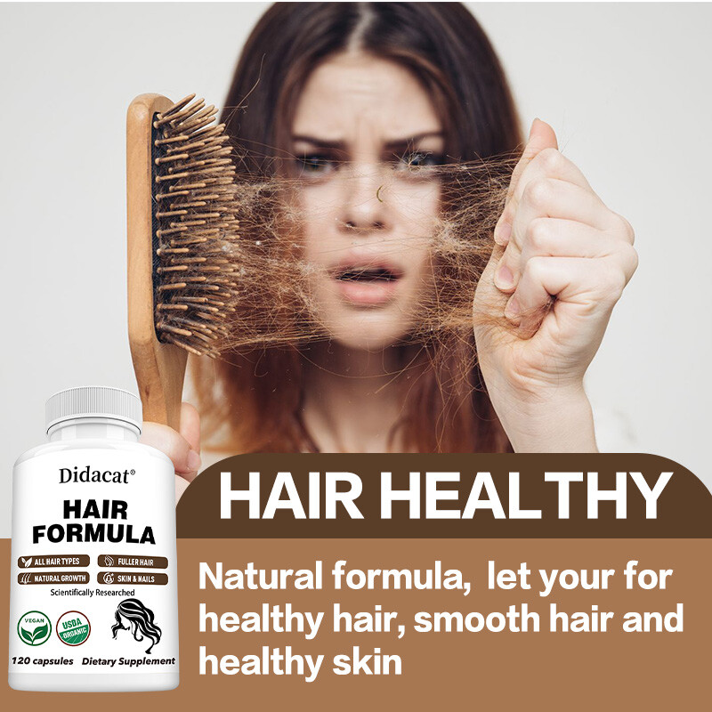 Hair Formula for Hair, Skin, & Nails Health – Biotin, Saw Palmetto, DHT Blocker