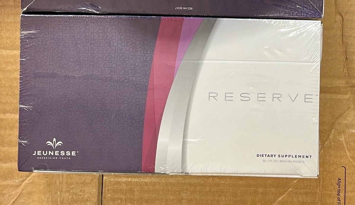 Jeunesse Reserve Resveratrol Antioxidants Fruit Blend Supplement 1 box Exp 2027
