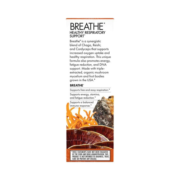 Fungi Perfecti Host Defense Breathe Extract 2 Oz Organic Immune Support