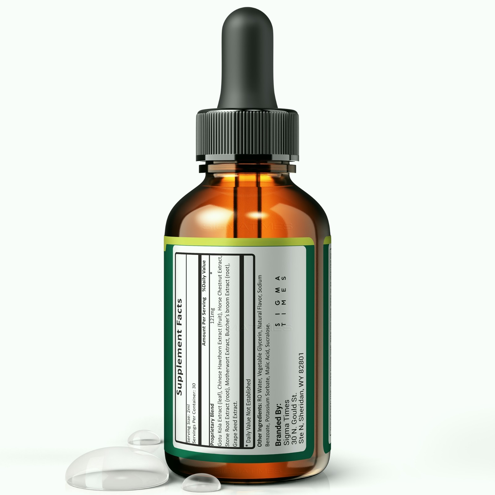 Green Slim Drops, GreenSlim Liquid Supplement for Weight Loss & Energy (30 serv)