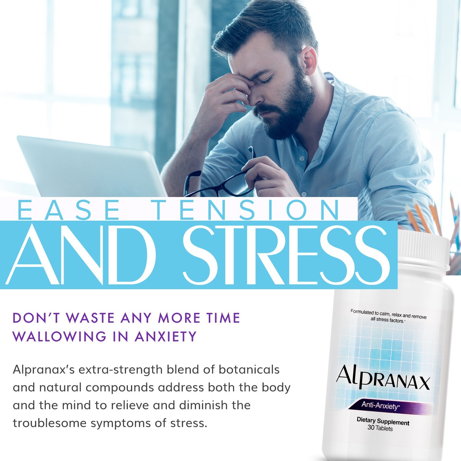 Alpranax – Herbal Stress Management, Tablets 30ct