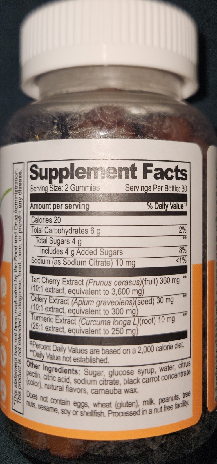Lifeable Tart Cherry Gummies Uric Acid Support 2 PACK Supplement 60 Count