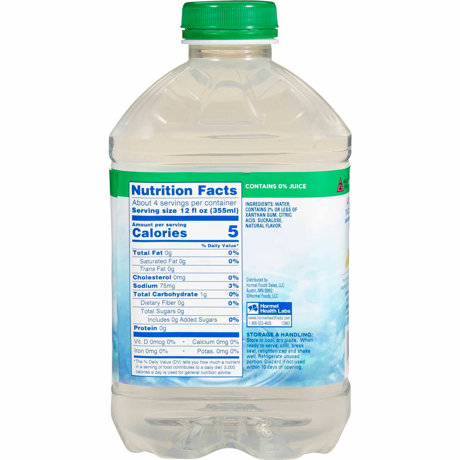 Thick & Easy 12863 Hydrolyte Thickened Water Lemon Nectar Consistency 46 oz 6 Ct