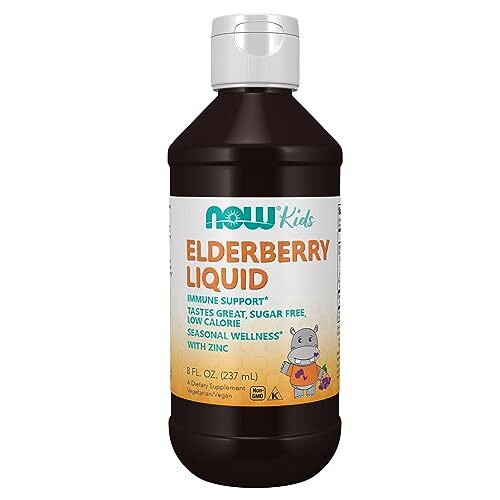 NOW FOODS Elderberry Liquid for Kids 8 fl oz