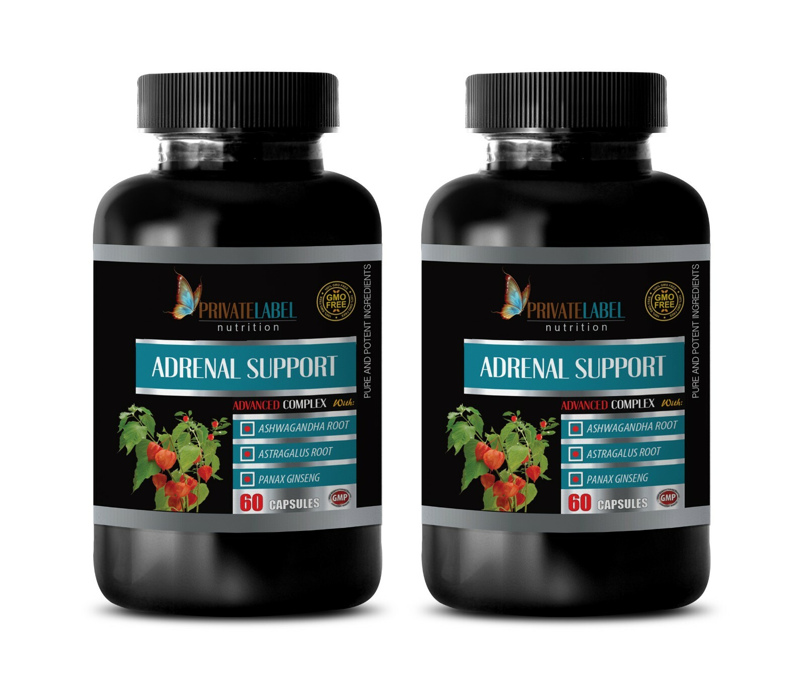 naturally blood sugar balance ADRENAL SUPPORT weight loss women 2 BOTTLE
