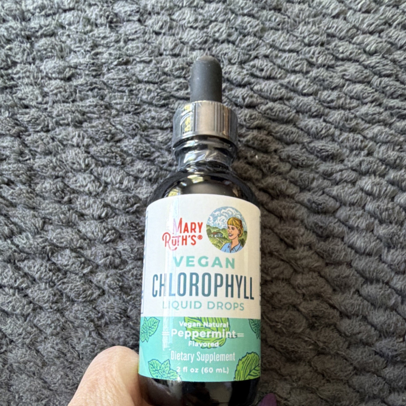 Mary Ruth’s Chlorophyll Liquid Drops Peppermint Vegan 2 fl oz