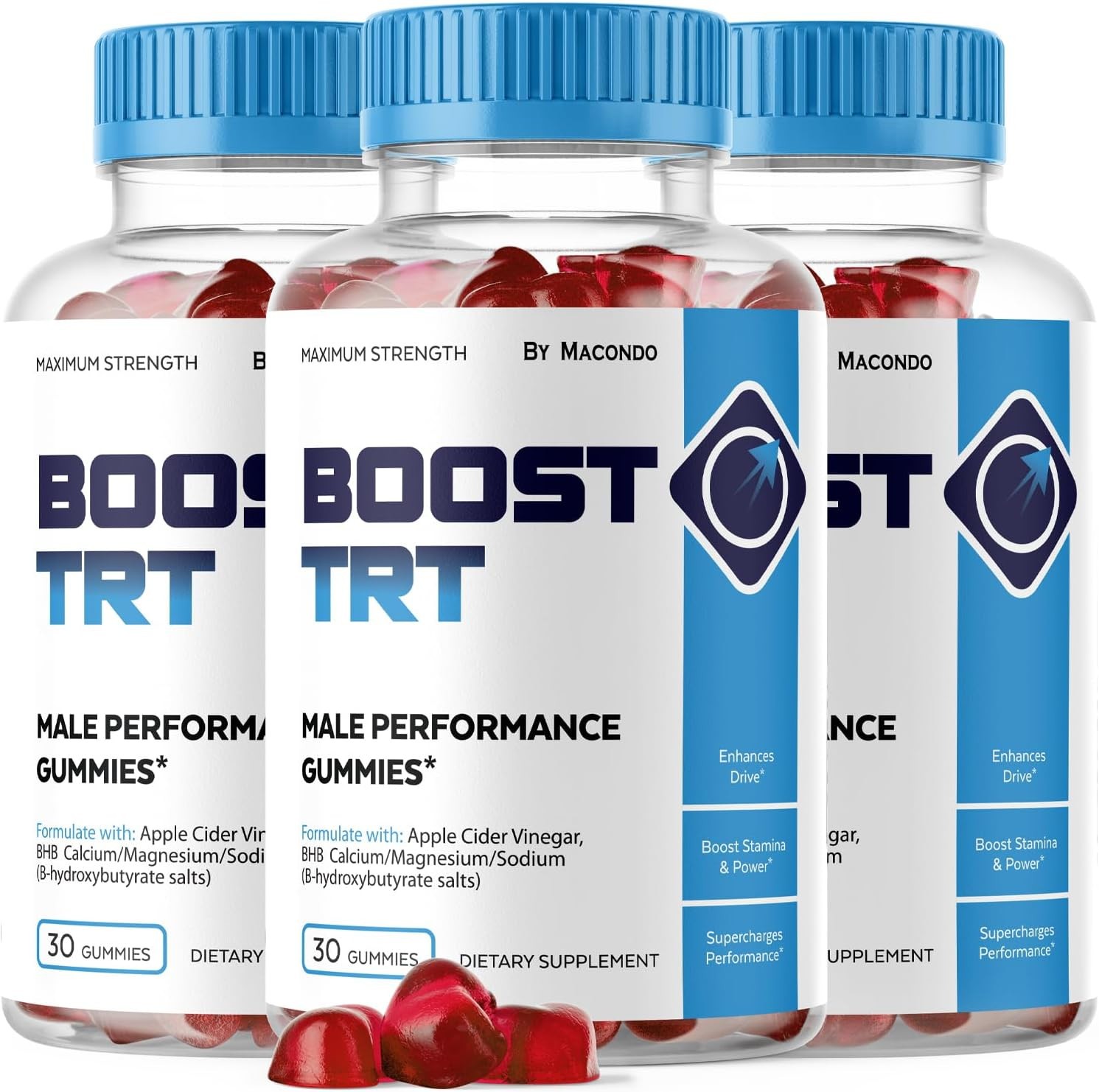 5 mos x30ct Boost TRT Gummies Boost TRT Male Performance Advanced Formula 150ct