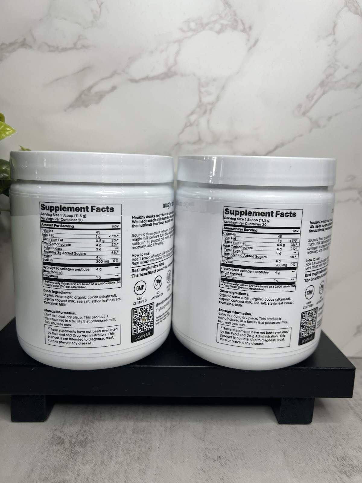 Magic Milk Colostrum + Collagen Powder Chocolate Milk 2×8.11 oz Exp 03/2028