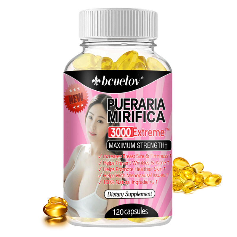 Pueraria Mirifica extractbcapsules 1,000 Mg Increases Breast Size& Firmness