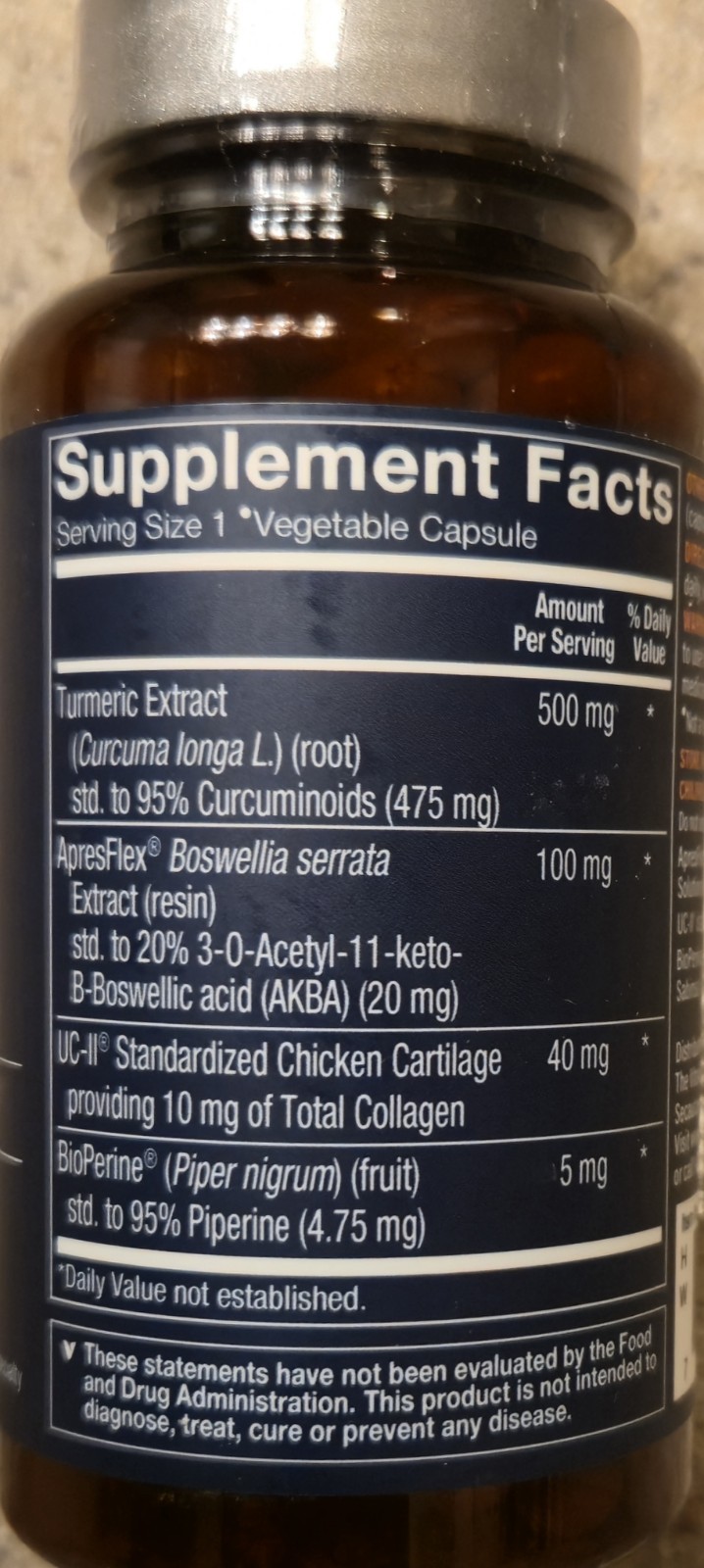 The Vitamin Shoppe ACTIVEFLEX ONE 60 Capsules ( 60 Servings ) BEST BY 6/26