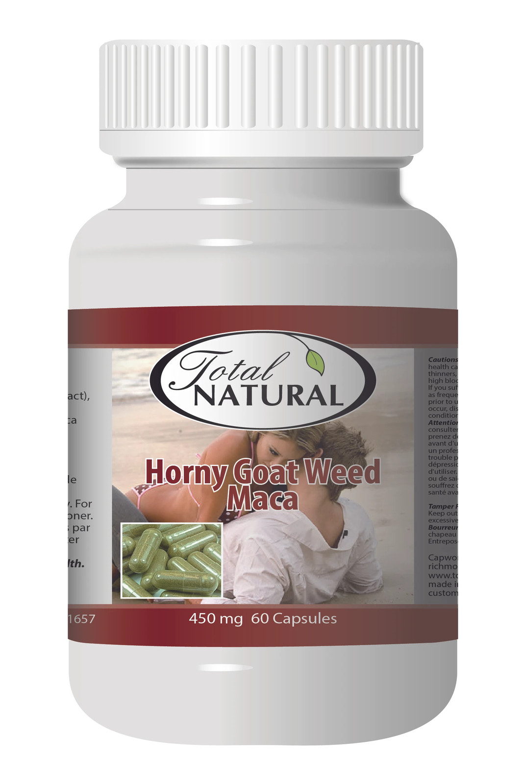 Horny Goat Weed + Maca 450mg 60c – support emotion, sexual health, long pleasure