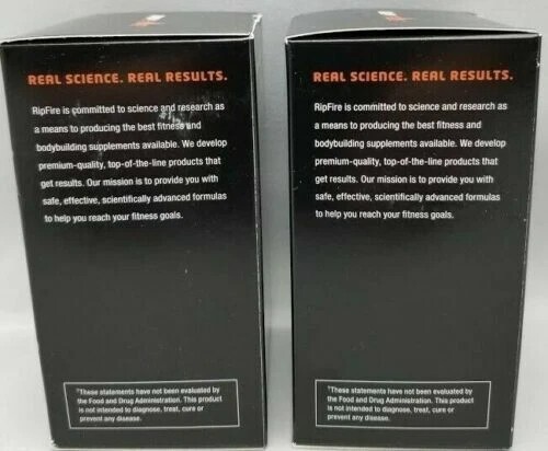 2X RipFire Xcelerate Pre-Workout Dietary Supplements 90 Tablets Each Full Energy