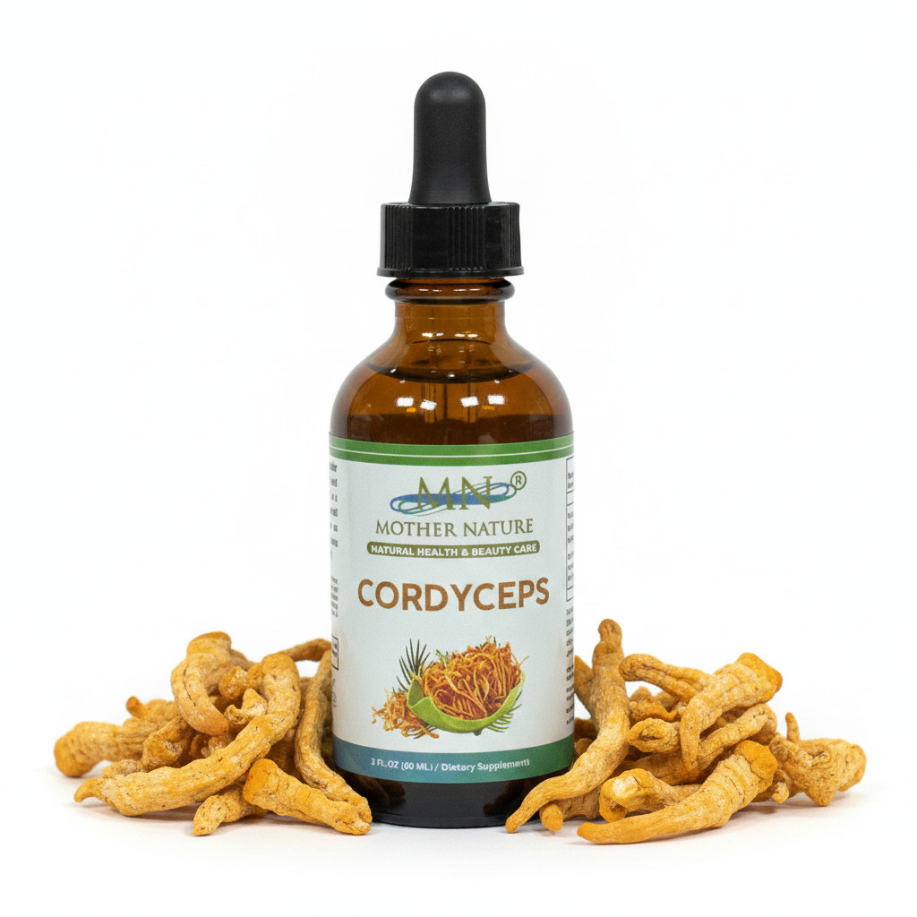 Organic Cordyceps (Cordyceps militaris) Mushroom Supplements Boosts Energy