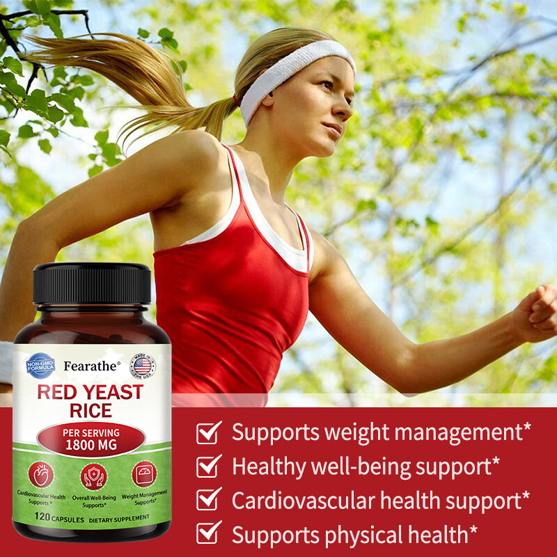 Red Yeast Rice 1800Mg – Heart, Cardiovascular Health, Improved Blood Circulation