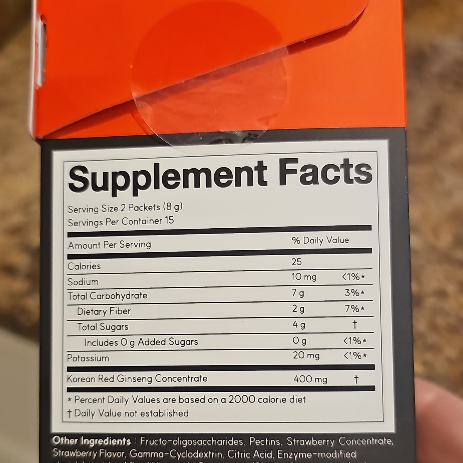 BOOST Red Ginseng Gummies Dietary Supplement 400mg Vegan 30 Count