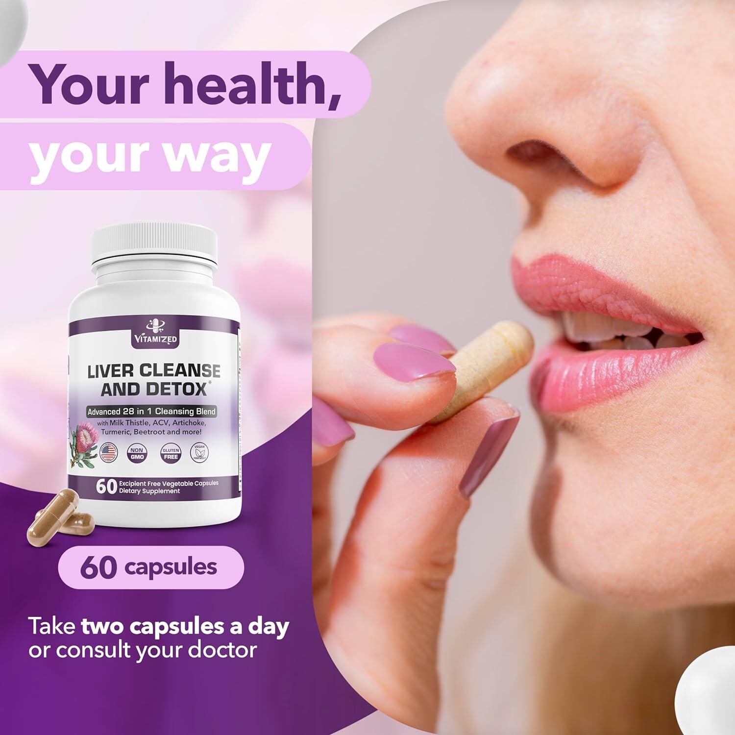 Liver Cleanse & Detox Advanced 28 in 1 Cleansing Blend