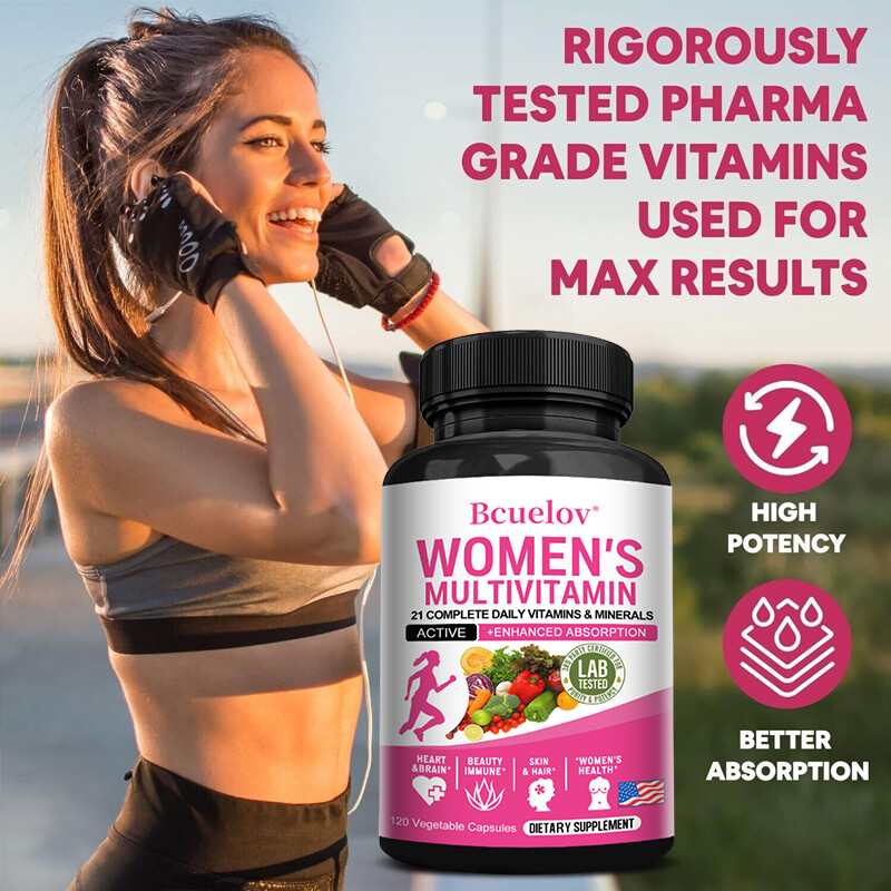 Multivitamin for Women – Highest Potency Complete Daily + Multimineral Capsules