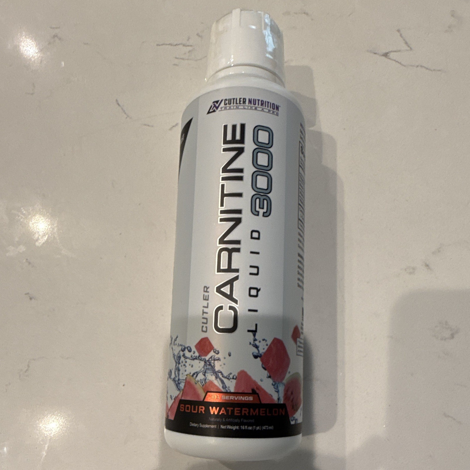Cutler Nutrition Carnitine Liquid Sour Watermelon 3000mg 16 fl oz
