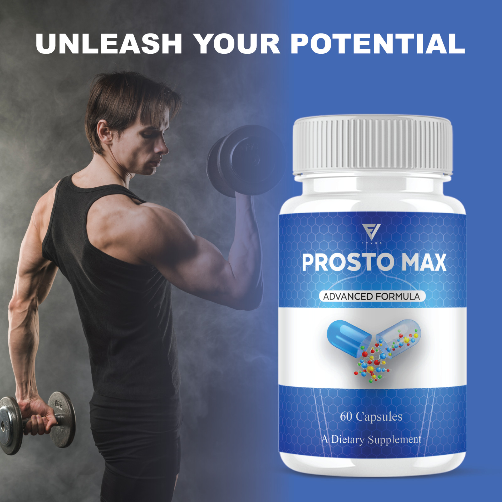 (3 Pack) Prosto Max Prostate Capsules, ProstoMax Overall Health (180 Capsules)