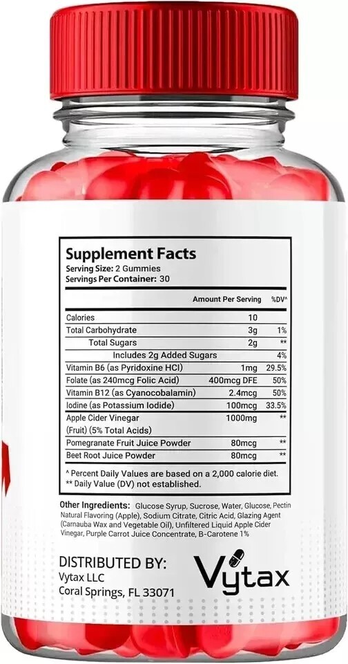 Vital Grow XL Gummies, Vital Grow XL Maximum Performance (60 Gummies)