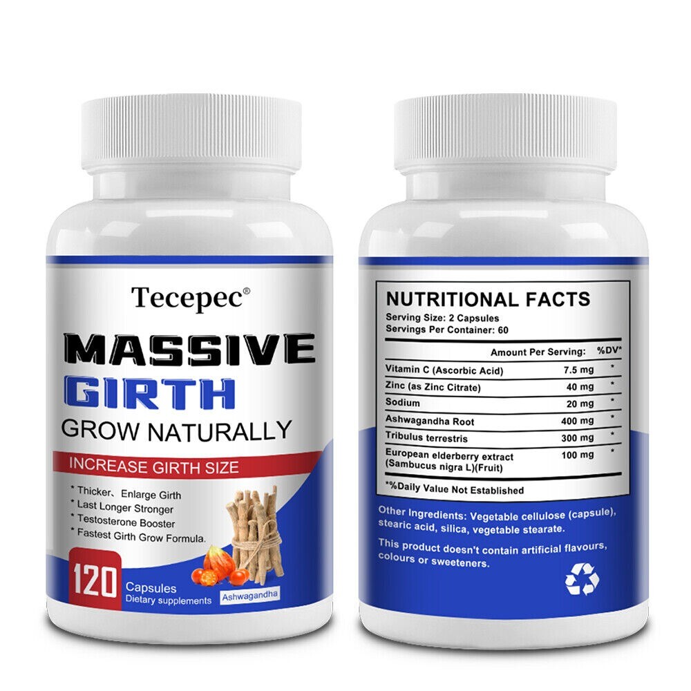 Ashwagandha Root Tribulus Terrestris Capsules Boost Male Energy Enhance Muscle