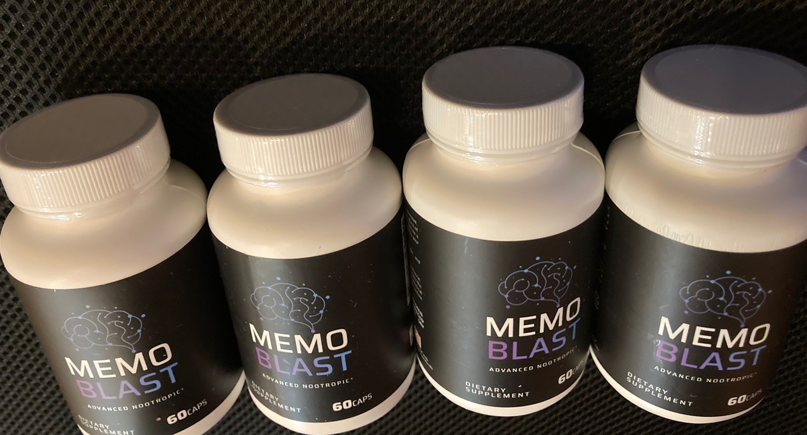 4 BOTTLES Memo Blast Supplement MEMORY FOCUS Capsules Exp 8/27 FREE SHIPPING