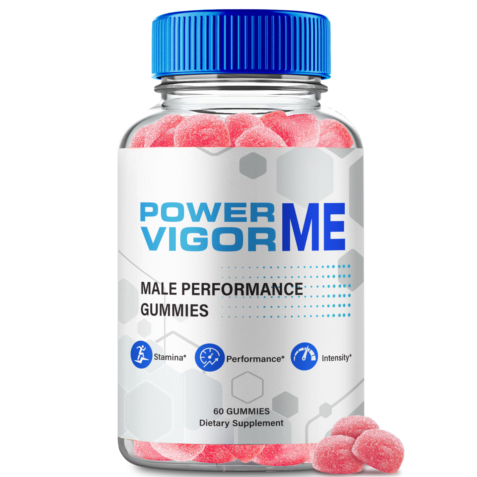 Power Vigor Me Male Gummies, PowerVigorMe for Men Endurance and Stamina 60ct
