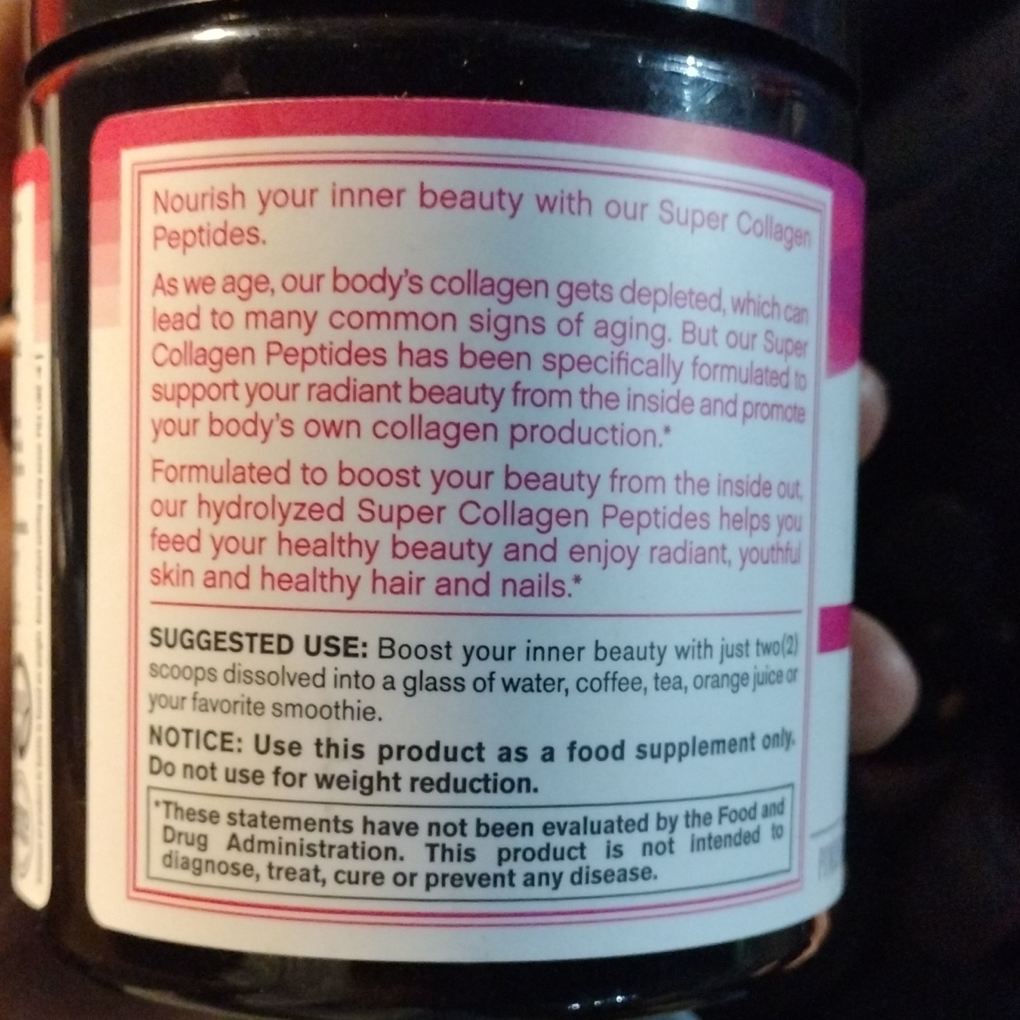 NeoCell Super Collagen Peptides Type 1 & 3 Unflavored 7 oz/200g Non-GMO
