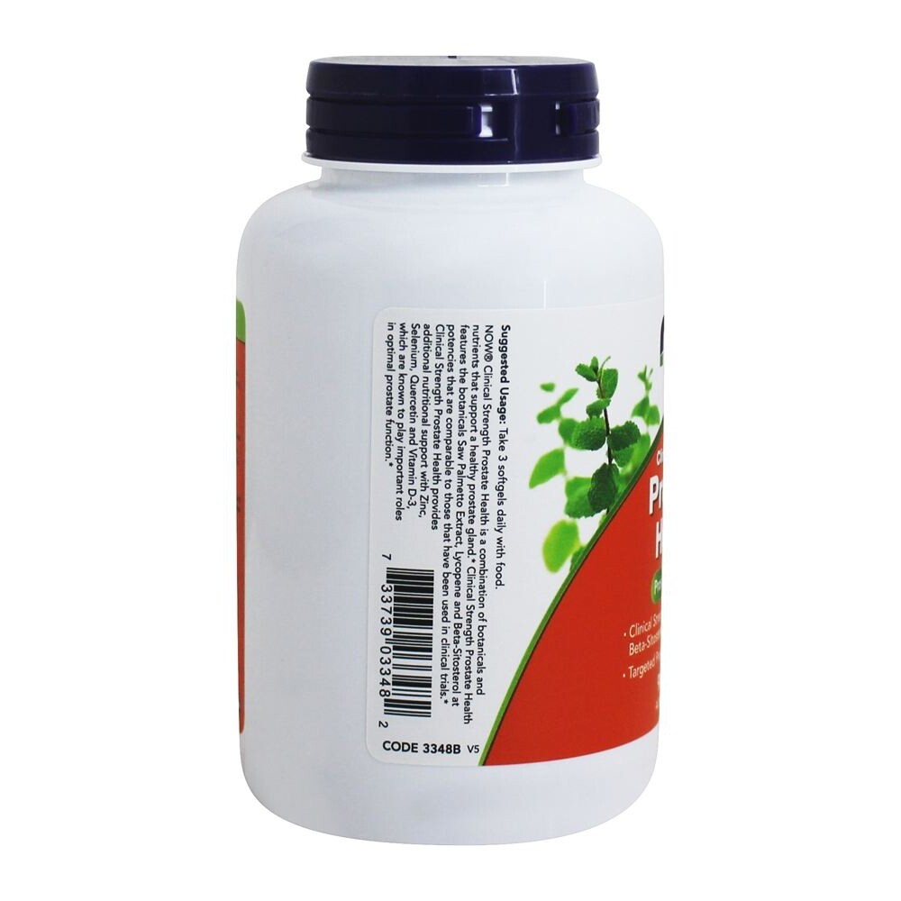 NOW Foods Prostate Health Clinical Strength, 90 Softgels