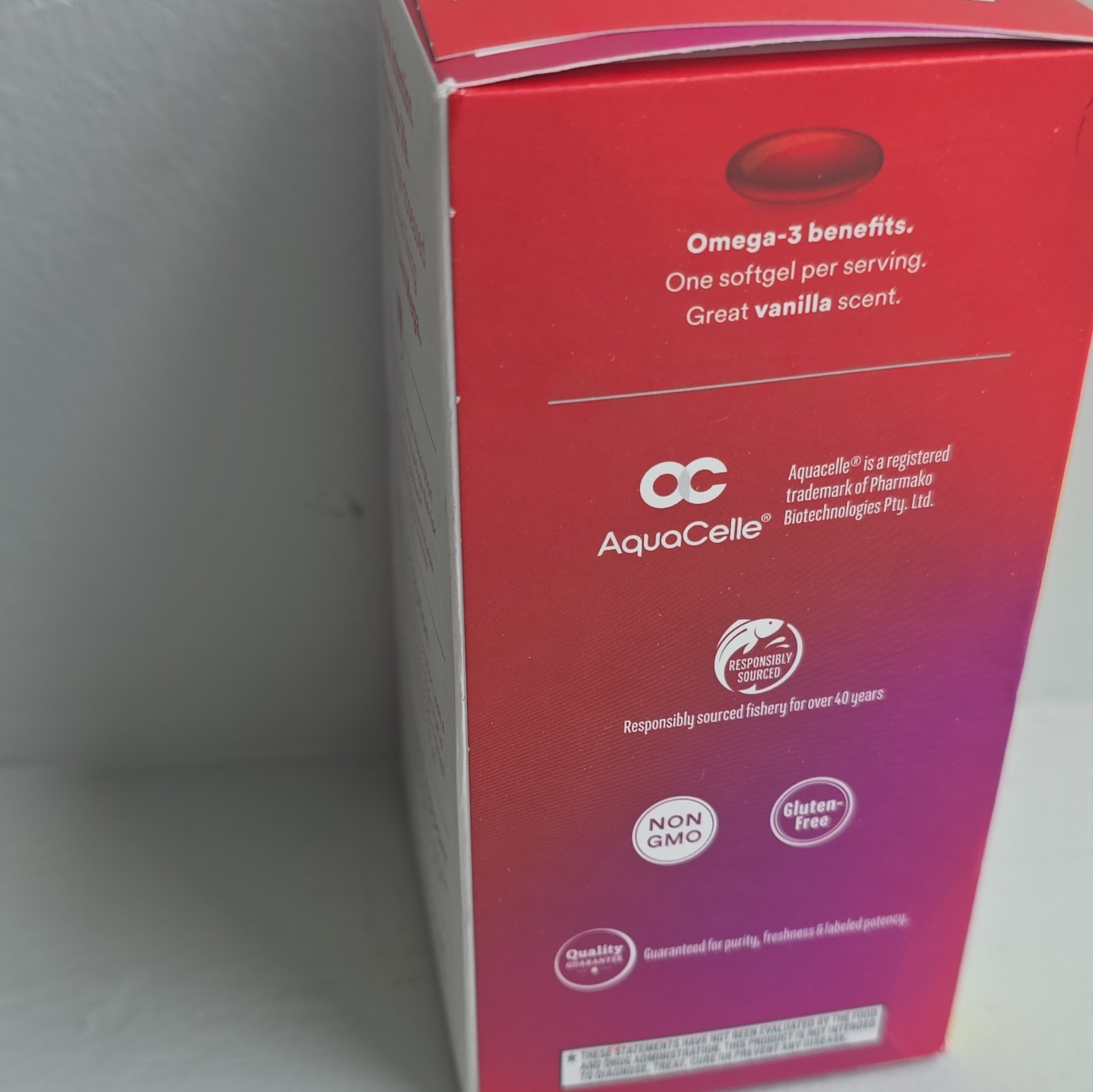 MegaRed Omega-3 Fish Oil 800mg 80 Softgels Heart Health Non-GMO Vanilla