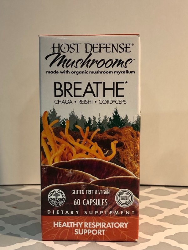 Host Defense Breathe Capsules – Immune & Respiratory Support -60 Cap EXP 08/2026