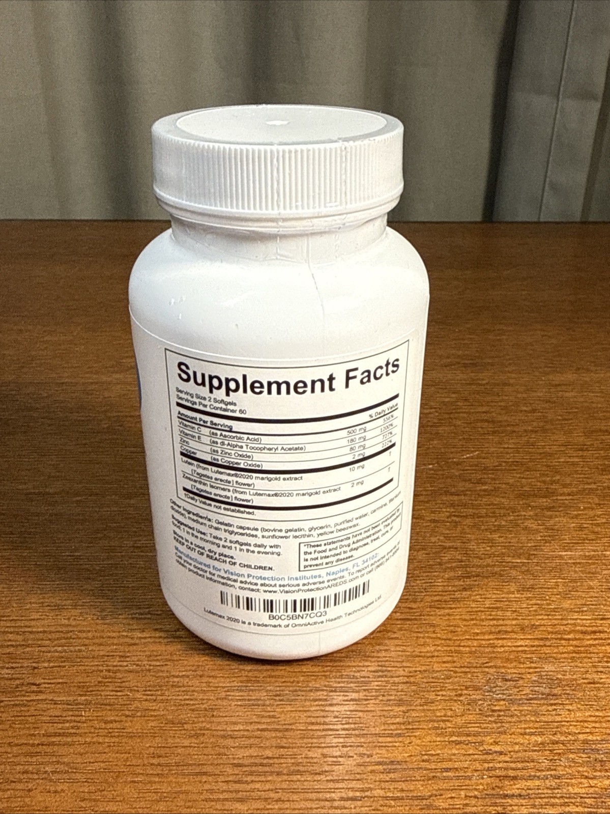 VISION PROTECTION AREDS 2 Eye Vitamin & Mineral 120 Count (Pack of 1)