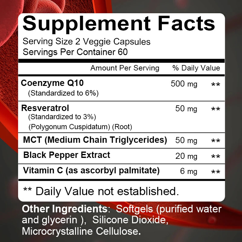 CoQ10 Ubiquinol 500 mg, 30/60/120 Softgels, exp 03/2026, Free Shipping