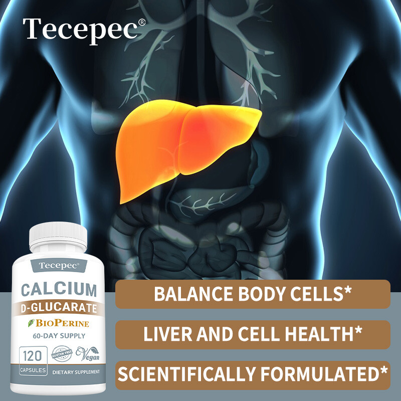Calcium D-Glucarate | CDG for Liver Detox & Cleanse, Menopause Support