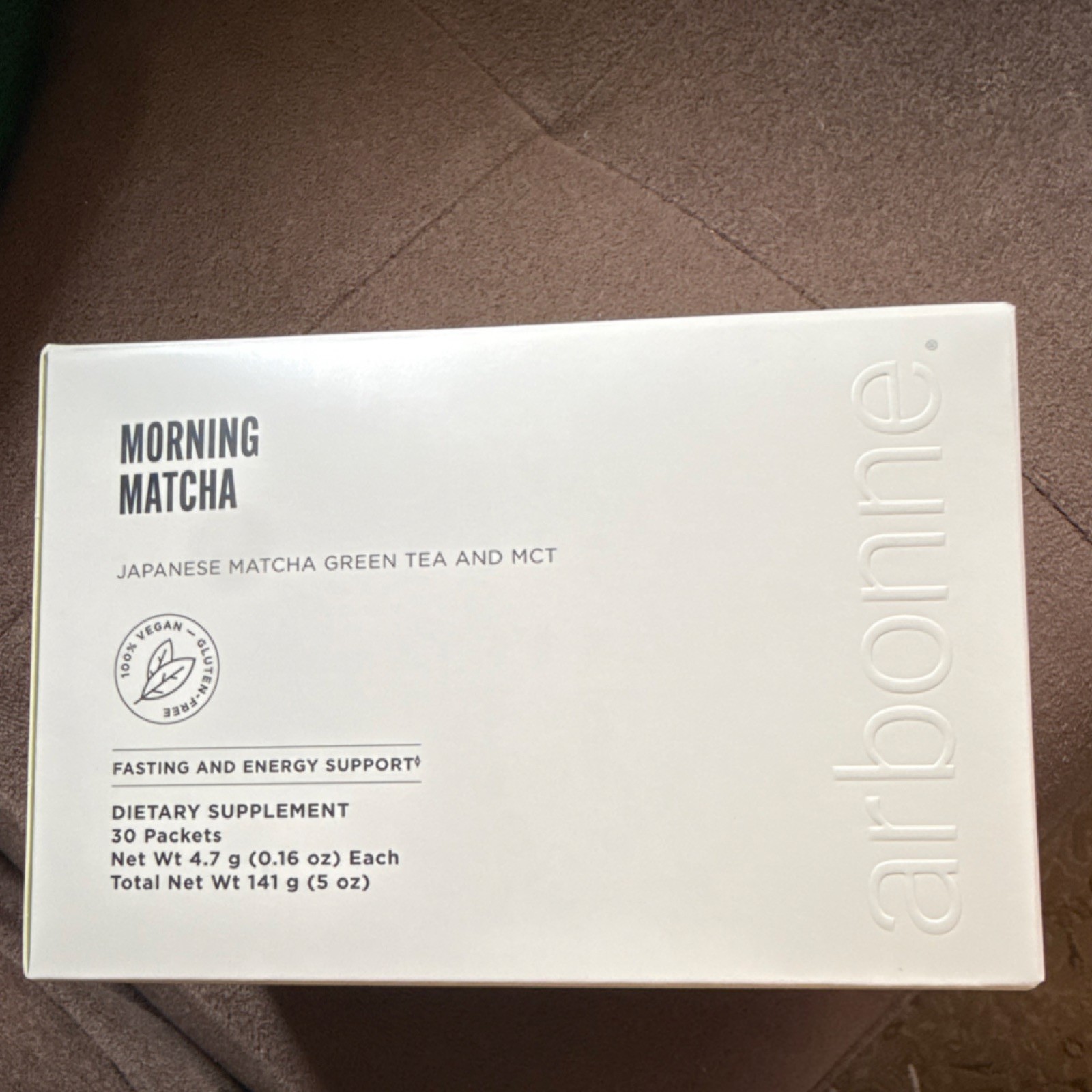 Arbonne Morning Matcha Japanese Matcha Green Tea MCT Dietary Supplement