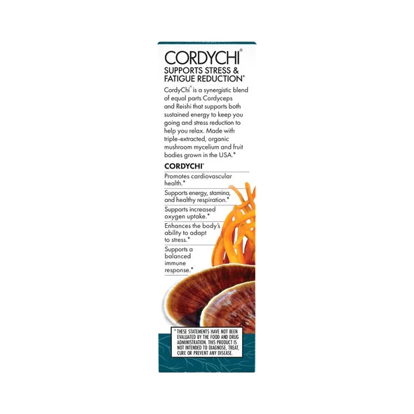 Host Defense Cordychi Extract 1 Oz Organic Stress Support Fungi Perfecti