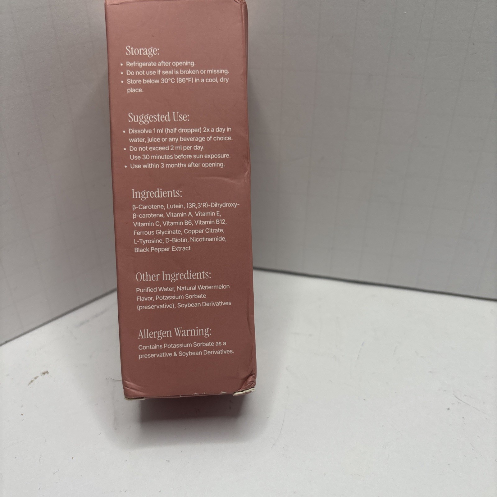 Sorelle The Glow You Drink Dietary Supplement 50ml Watermelon Flavor