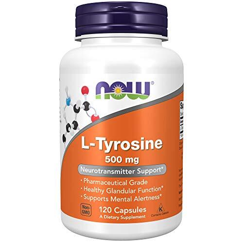 NOW FOODS L-Tyrosine 500 mg – 120 Capsules