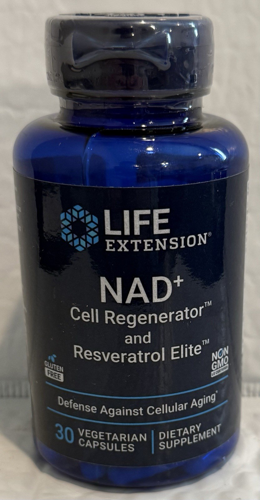 Life Extension Nad+ Cell Regenerator and Resveratrol Elite, GF, 30 Veg Caps⚛️