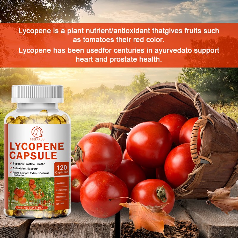 Lycopene 20mg Softgels – Prostate, Heart & Immune Support, Antioxidant, 120ct