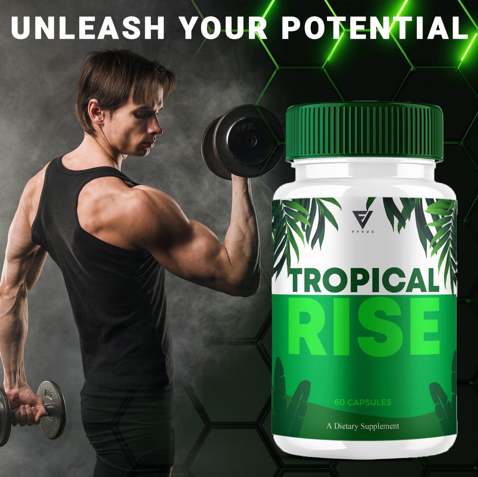 (5 Pack) Tropical Rise Performance Pills, TropicalRise Advanced (300 Capsules)