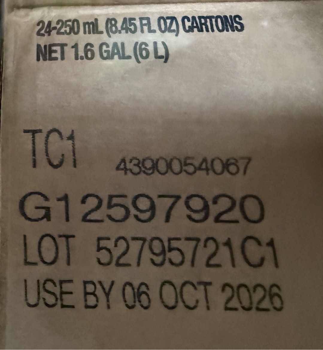 Compleat plant-based tube feeding Formula – 25 pk of 8.45oz – use by 10/06/2026