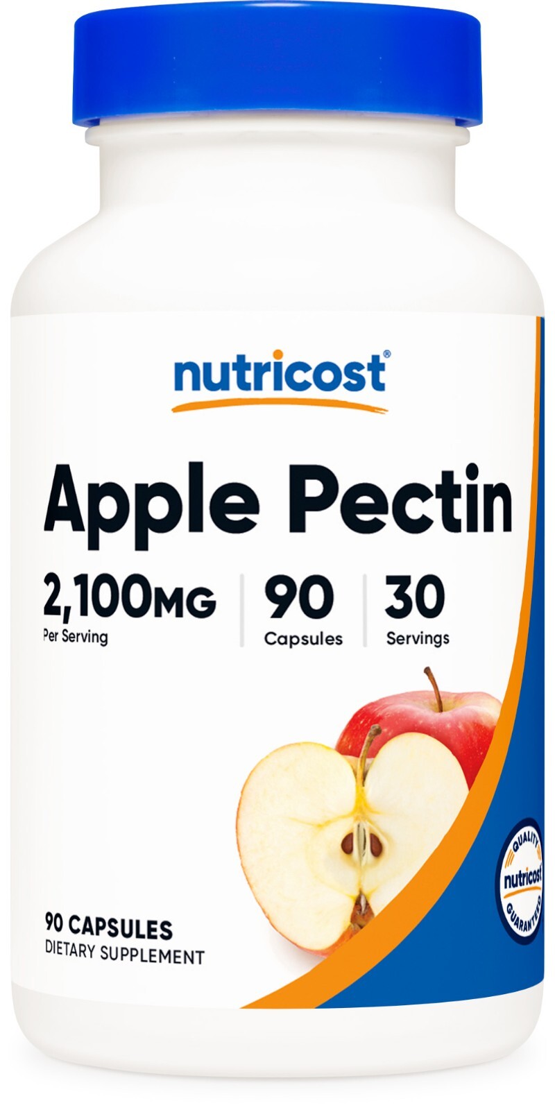 Nutricost Apple Pectin Capsules 2,100mg Per Serving, 90 capsules, 30 Servings