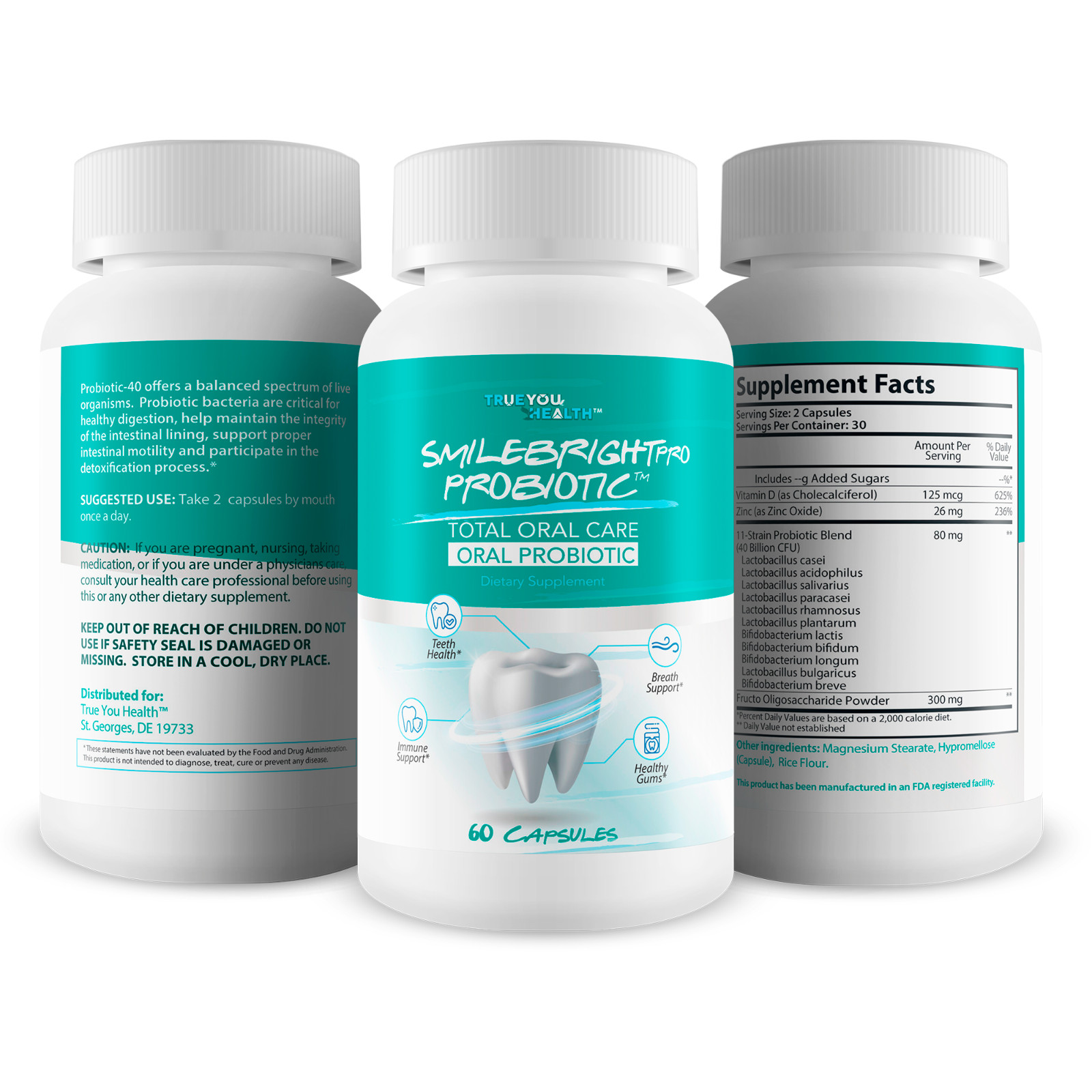 Smile Bright Pro – Our Best Total Oral Care Oral Probiotic