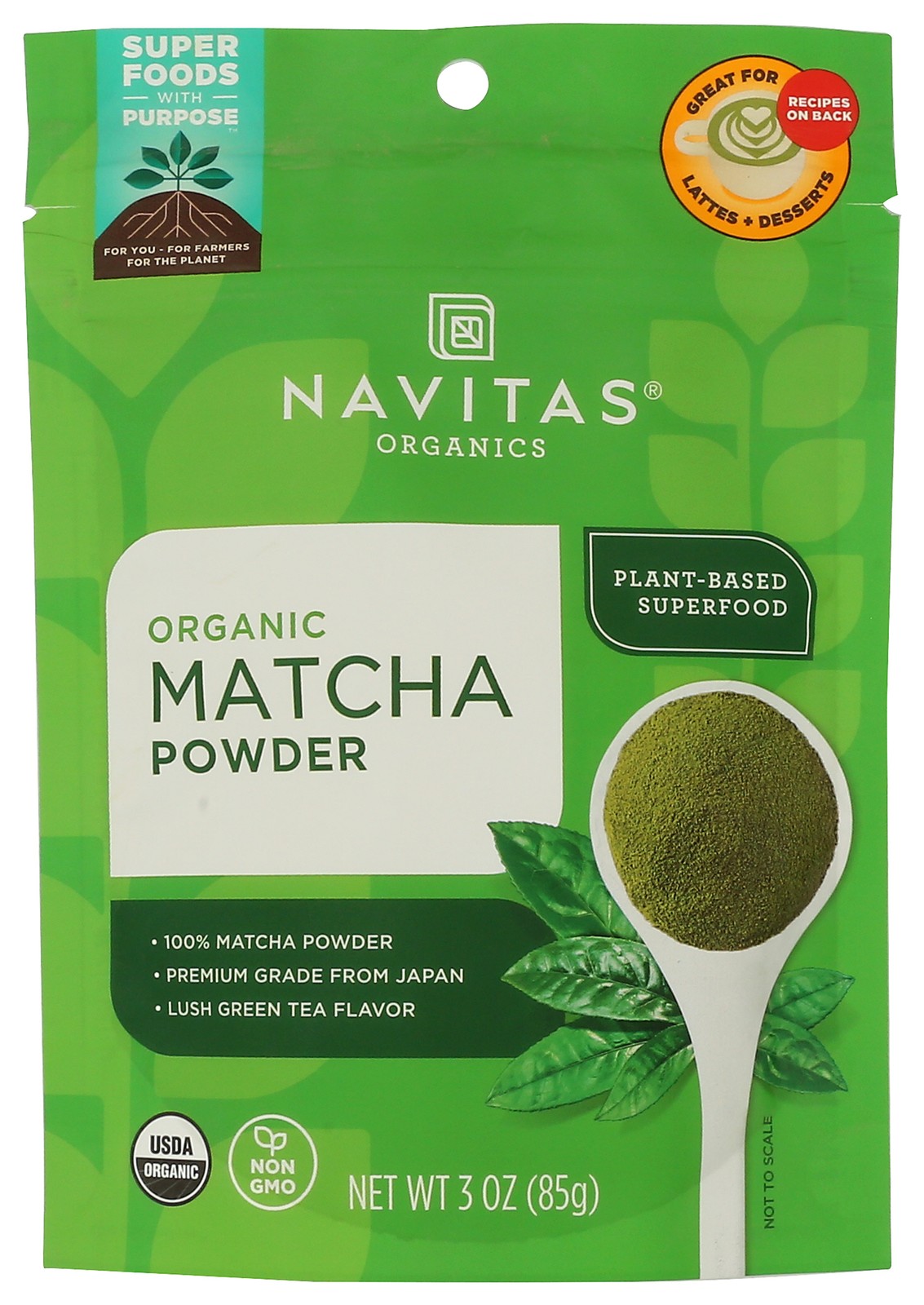 Organic Matcha Powder Navitas Organics 3 Oz Tea 6 Pack
