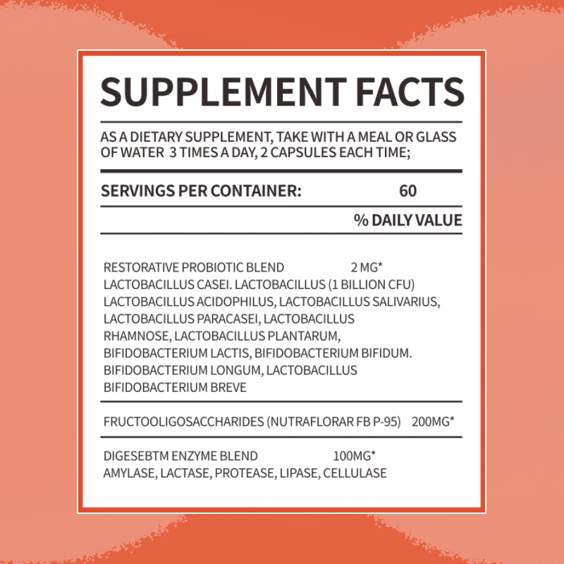 ORAL HYGIENE CAPSULES RESTORATIVE Probiotics BLEND SUPPORT BAD BREATH SUPPORT