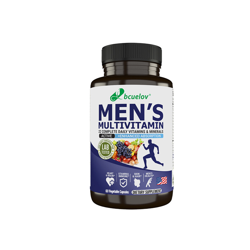 Men’s Multivitamin with Natural Ingredients, GMP Laboratory Tested