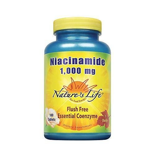 Nature’s Life Niacinamide, 1000 mg | Non Flushing Vitamin B3 Niacin Supplement |